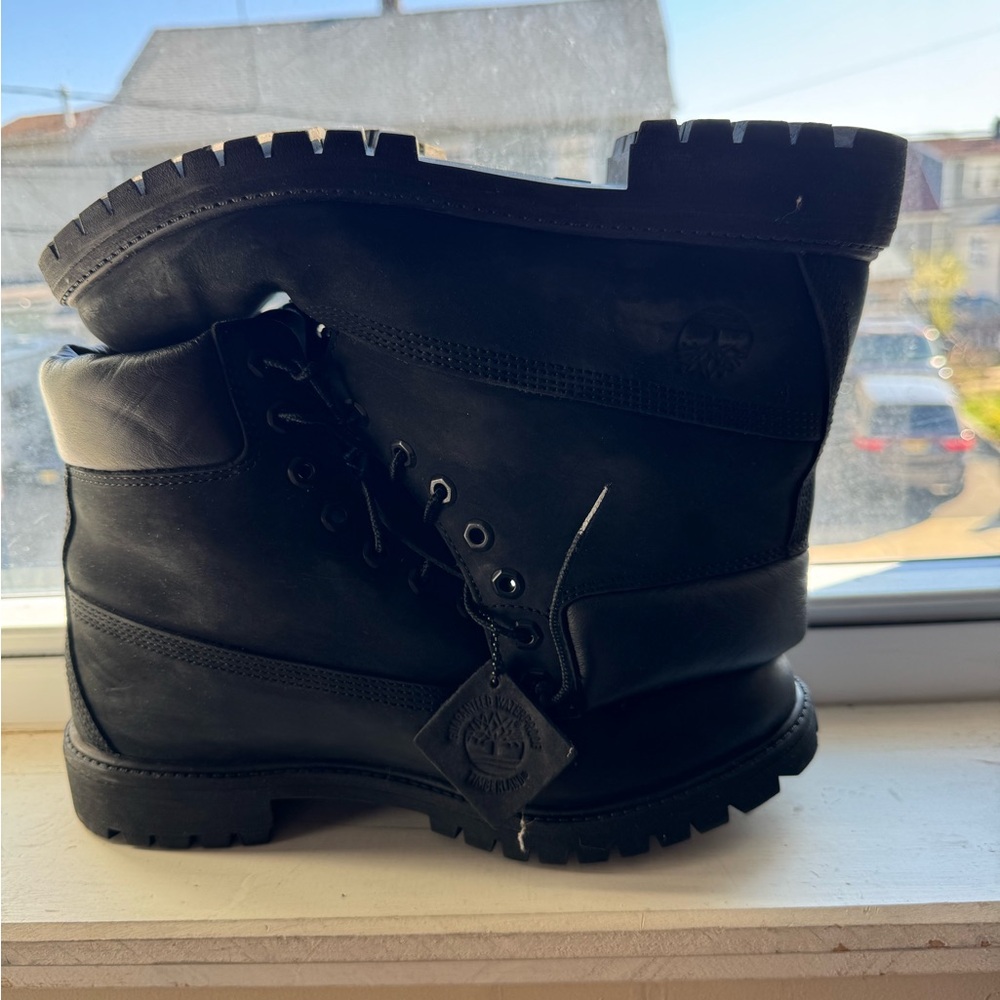 Timberland Black Leather Boots